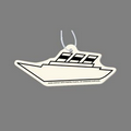 Paper Air Freshener Tag W/ Tab - Ocean Liner Ship (Side)